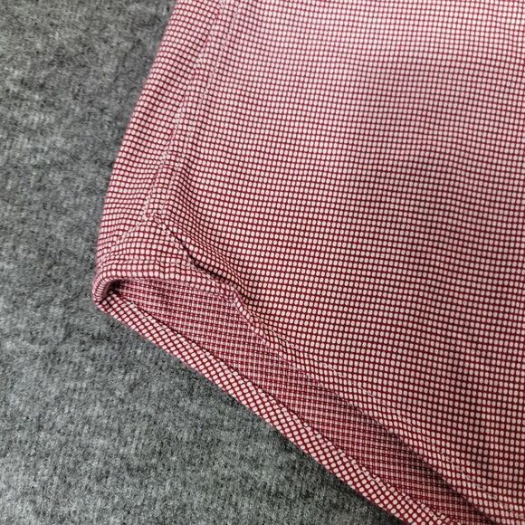 Hugo Boss Slim Fit Men's Size XL Button Down Cotton Shirt Red & White Dot Print - Picture 6 of 10